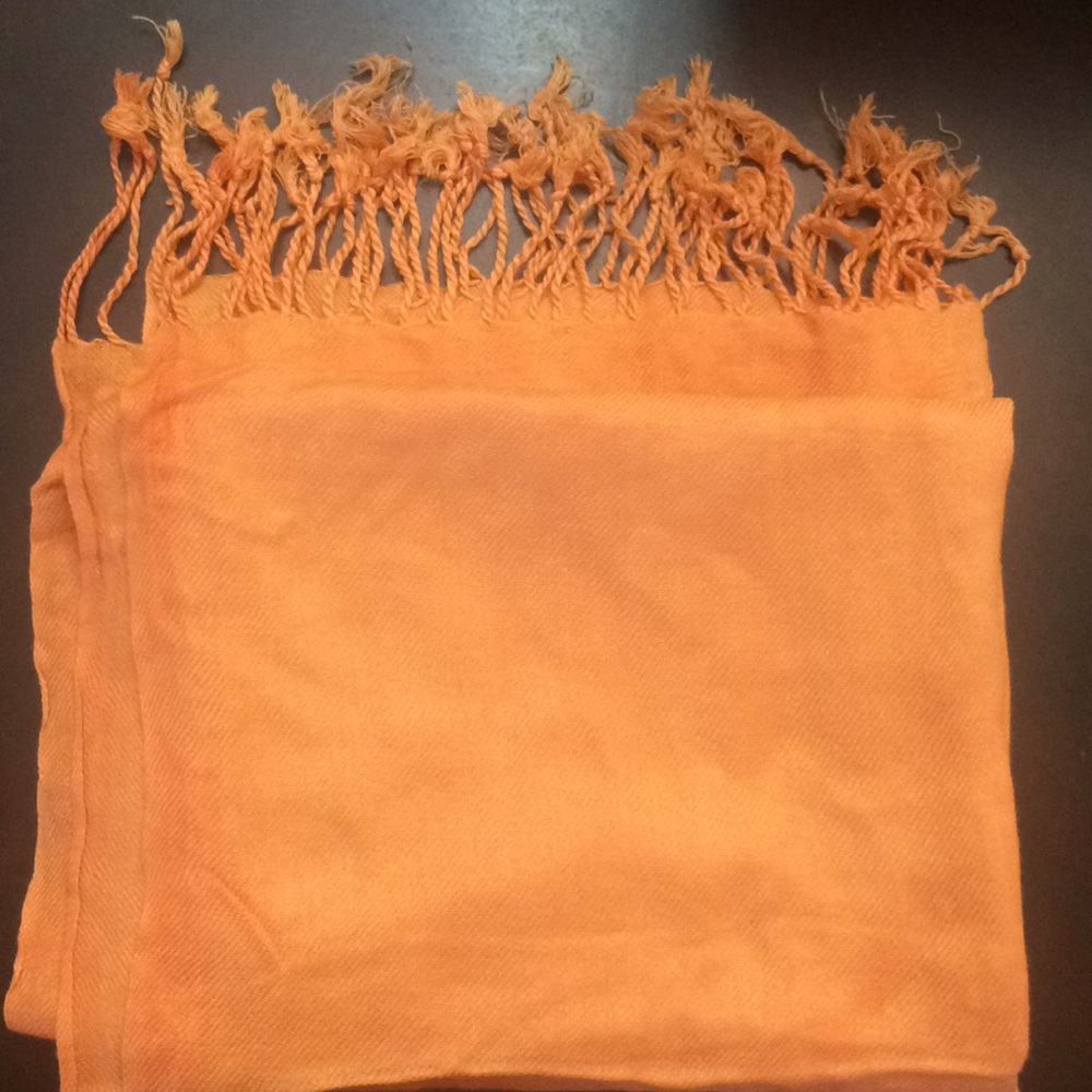 Orange Rectangle Scarf